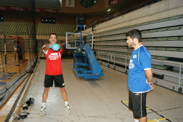 Entrenamiento conjunto de la primera plantilla y filial