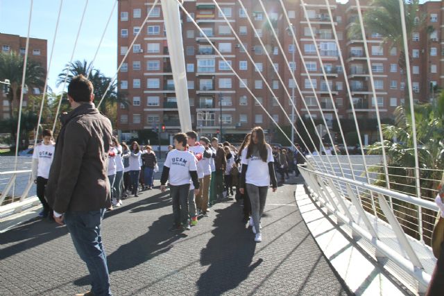 La UCAM y la Universidad Politécnica de Sevilla estudian la amortiguación de la pasarela Jorge Manrique