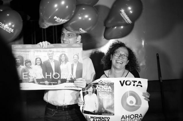 Ahora Murcia agradece a podemos su apoyo explícito como única candidatura ´hermana´ en el municipio