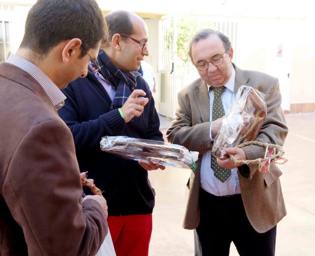 Visita del rector de la Universidad de Murcia a las instalaciones de Jesús Abandonado