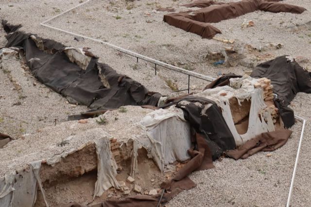 HUERMUR denuncia los derrumbes y el lamentable estado del yacimiento de San Esteban