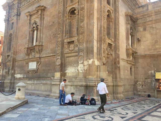 Investigadores de Ingeniería Minera de la UPCT estudian cómo propagaría un terremoto el terreno bajo la catedral de Murcia