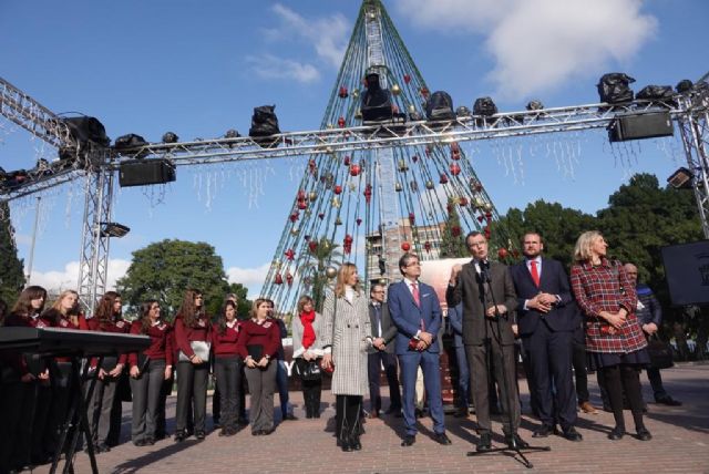 Chenoa será la Madrina del Gran Árbol y dará la bienvenida a la Navidad este sábado, arropada por miles de murcianos