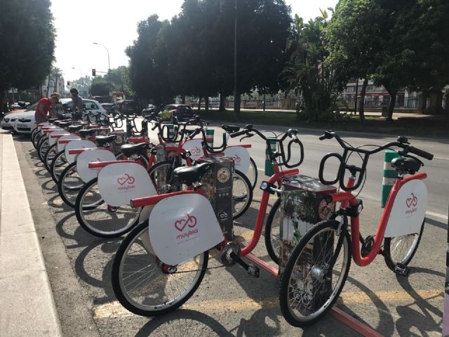 150 bicicletas nuevas se incorporan al sistema de MUyBICI para sustituir a las deterioradas por actos vandálicos