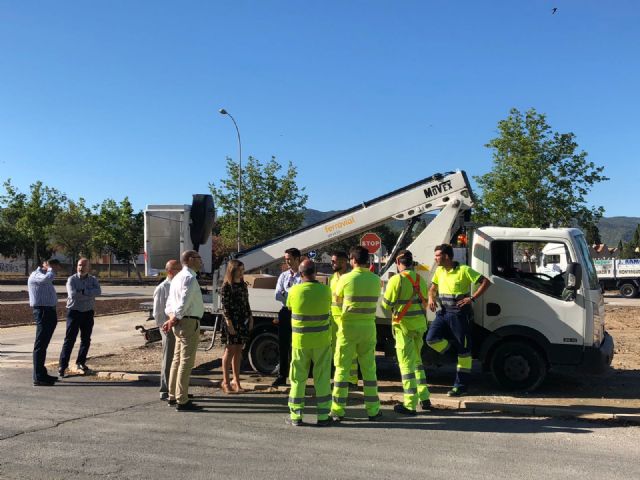 Comienzan los trabajos de mejora de la iluminación en el Polígono Industrial Oeste reduciendo la contaminación y el gasto