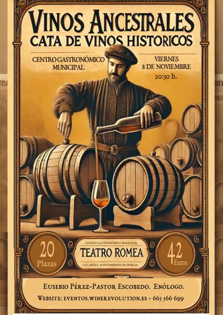 Una exclusiva 'Cata de Vinos Ancestrales' lleva una experiencia enológica y cultural al Centro Municipal Gastronómico