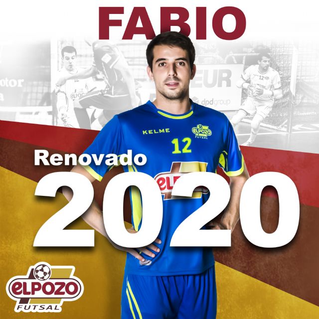 Fabio amplía su contrato con ElPozo Murcia FS hasta Junio de 2020