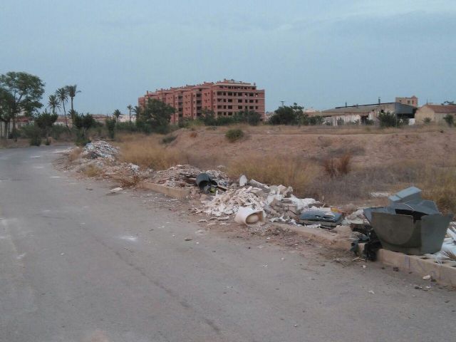 Ahora Murcia demanda que el estado de limpieza de las ramblas sea un punto básico de 'Murcia río'