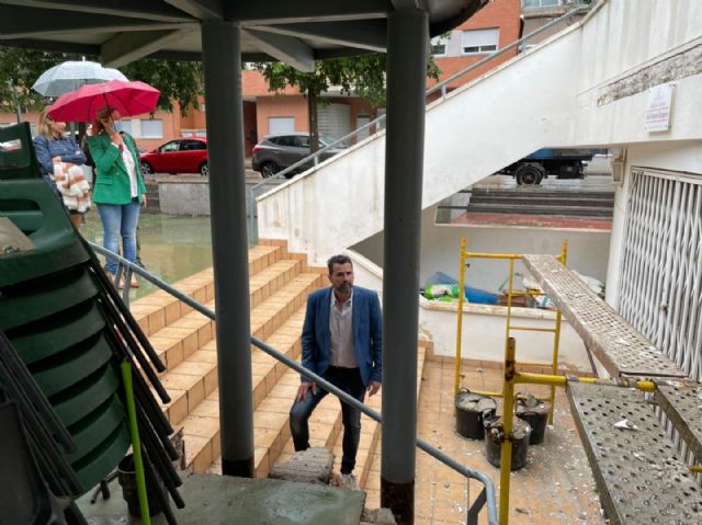 El centro cultural La Rosaleda de Algezares estrenará una pasarela exterior para facilitar el acceso a las personas mayores con movilidad reducida