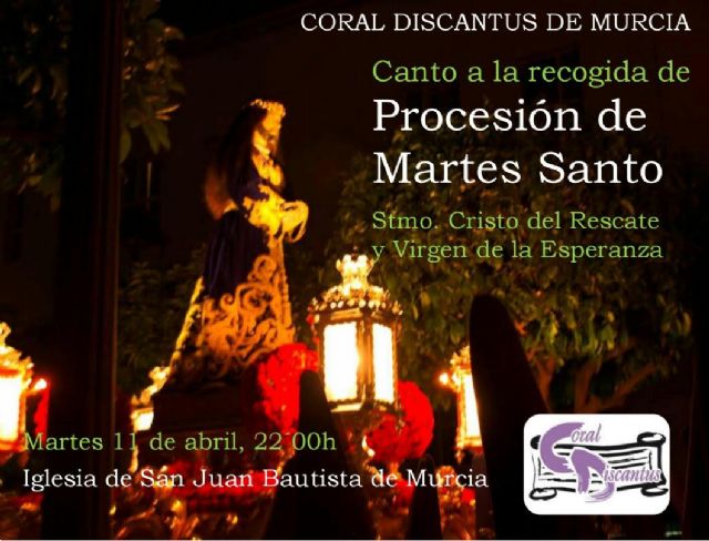 Coral Discantus acerca la música sacra a los murcianos en Semana Santa