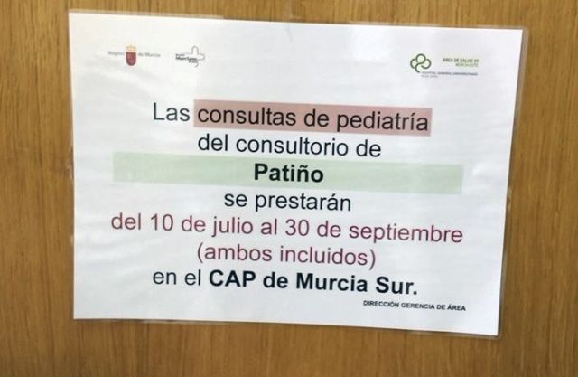 Cs vuelve a rechazar los recortes en sanidad porque ponen en riesgo la salud de los vecinos durante la etapa estival