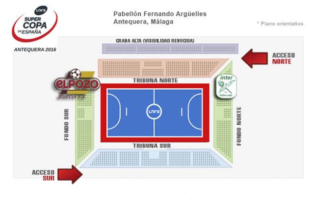 ElPozo Murcia disputará la Supercopa de España ante Movistar Inter el 8 de Octubre en Antequera