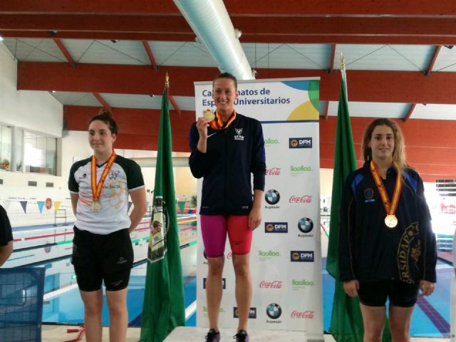 Siete oros para Mireia Belmonte (UCAM) en el Campeonato de España Universitario