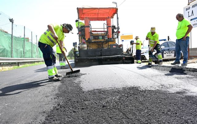 Acondicionan una vía rural en El Esparragal para dar servicio a 30.000 vecinos