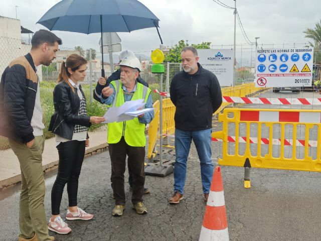 Comienzan las obras de mejora de la red de abastecimiento de la Calle Mar Menor de Cabezo de Torres