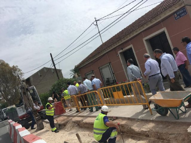 Cambiemos Murcia recuerda a Ballesta que las obras de la red de saneamiento en San Ginés aún no han finalizado