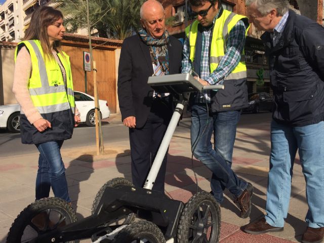 El Ayuntamiento utiliza última tecnología para identificar posibles restos arqueológicos en la avenida Alfonso X el Sabio