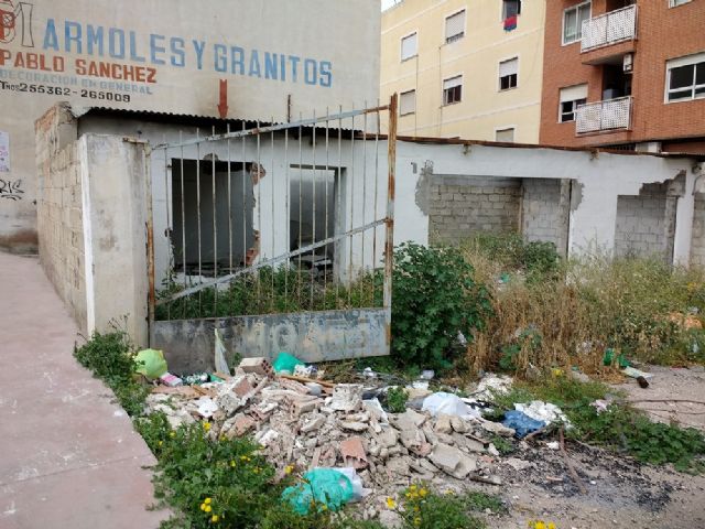 Ahora Murcia pide 'limpieza, seguridad y movilidad dignas' en la calle Taller de Patiño