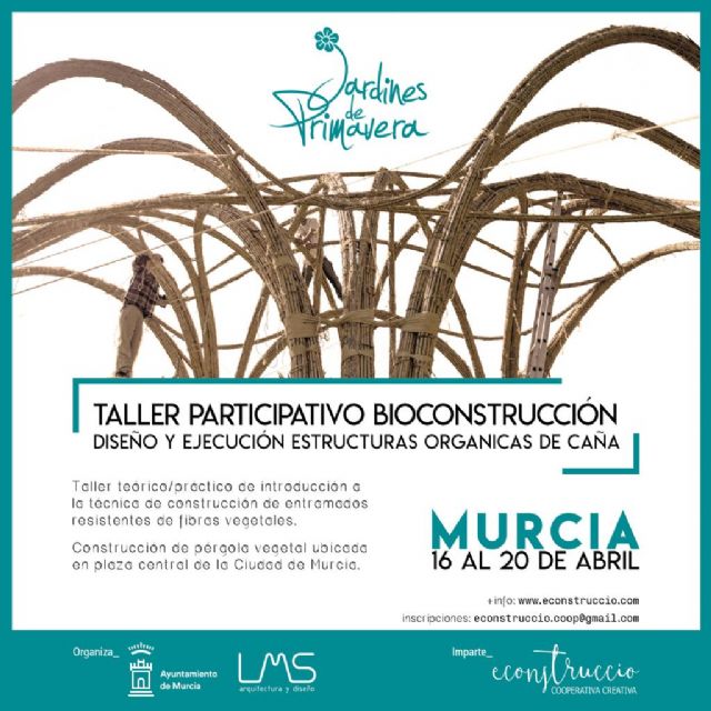 El Ayuntamiento organiza un taller gratuito de bioconstrucción con caña del 16 al 20 de abril