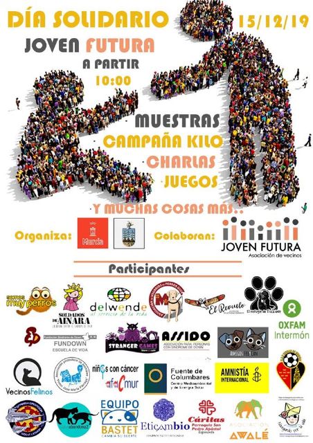 La solidaridad llega a Joven Futura el próximo domingo día 15