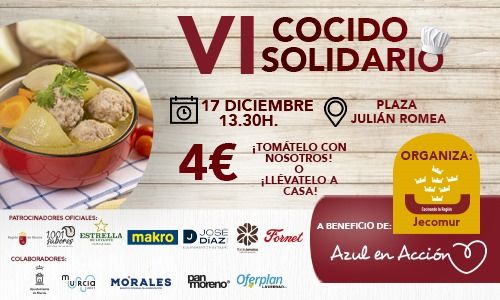 El Cocido Solidario repartirá 1.200 raciones entre los murcianos que vayan este domingo a la Plaza Romea