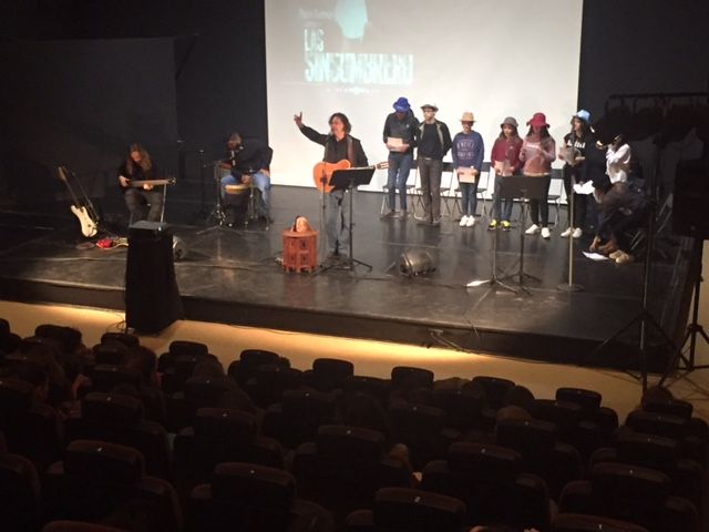 Medio millar de escolares del municipio de Murcia participan en un concierto para prevenir la violencia de género