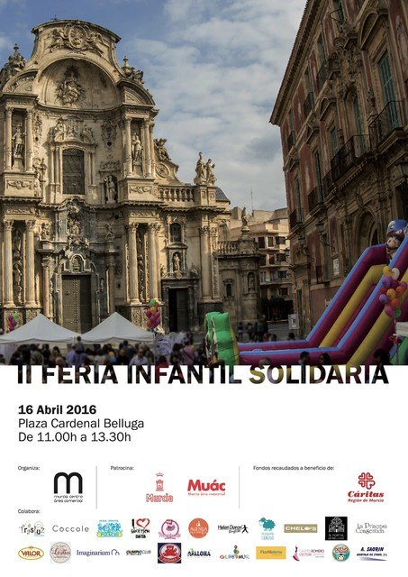 Los niños vuelven a ser protagonistas del comercio de Murcia Centro en la II Feria Infantil Solidaria