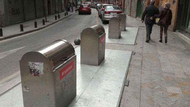 Contenedores soterrados de tres puntos de la ciudad son por fin operativos tras varias peticiones de Ahora Murcia