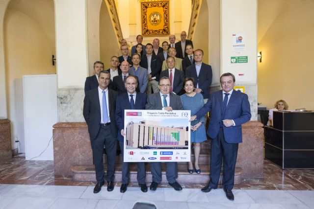 UMU instalará en la fachada de la Facultad de Química la Tabla Periódica 'más grande del mundo'