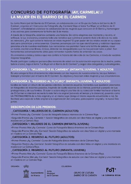 El Carmen celebrará el 8 de marzo con un concurso para fotografiar su rostro de mujer