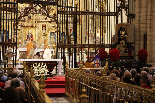 La Virgen de la Fuensanta regresa mañana a su santuario tras celebrar el aniversario de su coronación