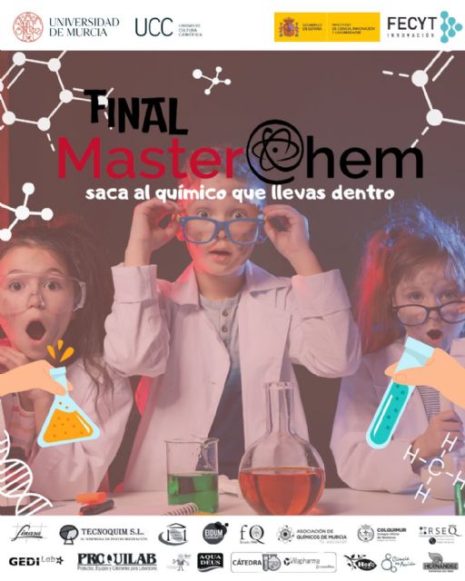 Nueve equipos de estudiantes se enfrentan este viernes en la UMU a la final del concurso químico MasterChem