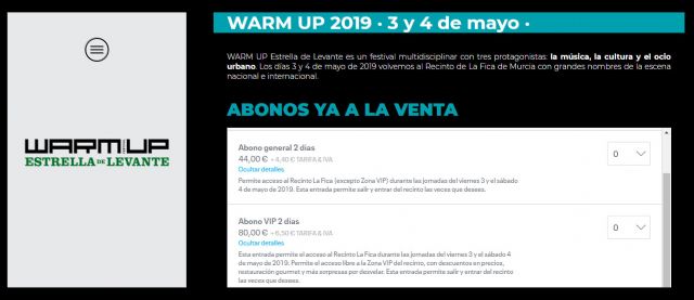 Cs exige al Gobierno regional explicaciones sobre el retraso en la adjudicación del festival WARM UP