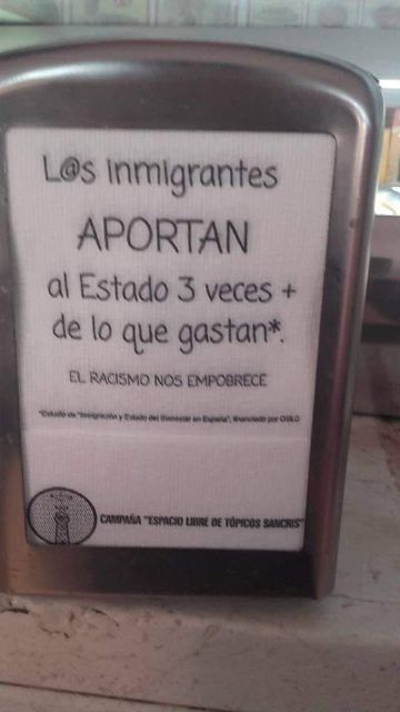 Cambiemos Murcia propone una campaña en bares y comercios para desmentir creencias sobre la inmigración