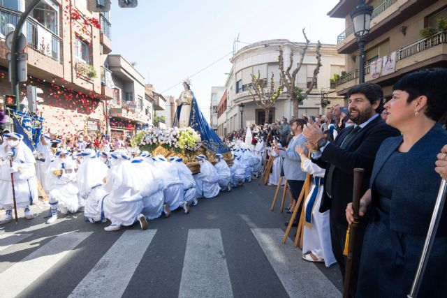 López Miras asiste al Encuentro de Resurrección del Señor de Torreagüera