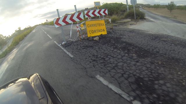 Ciudadanos exigirá en el Pleno una adecuación inmediata de la carretera de Barqueros para su reapertura al tráfico