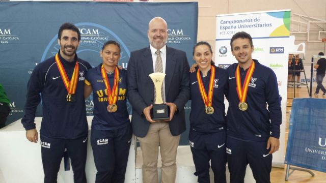 Cinco oros para la UCAM en el Campeonato de España Universitario de bádminton