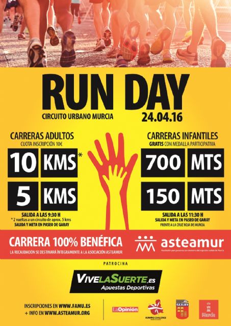 Últimos días para inscribirte en la II Asteamur Run Day