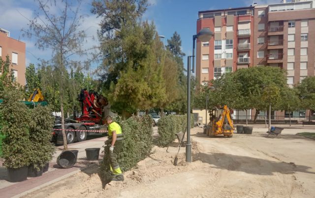 Más de 240.000 nuevas plantas arbustivas para crear perímetros verdes en los parques y jardines del municipio