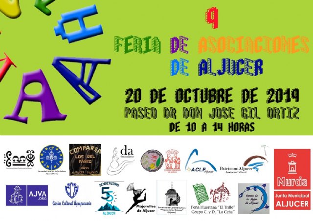 Aljucer celebra este domingo su 9ª Feria de Asociaciones