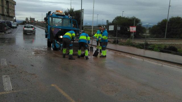 805 personas trabajan esta mañana para que Murcia recupere la normalidad cuanto antes tras las fuertes lluvias