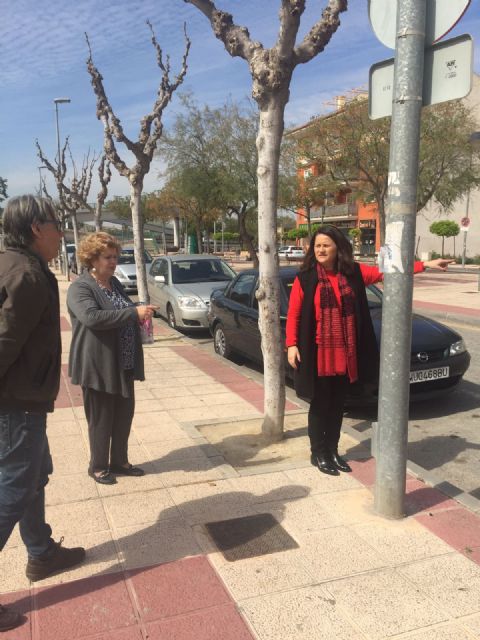 La Concejalía de Tráfico creará un nuevo acceso peatonal en la avenida San pedro del Pinatar de El Ranero