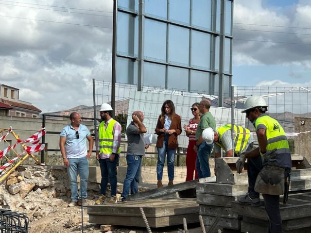 Avanzan a buen ritmo las obras del nuevo puente de El Raal