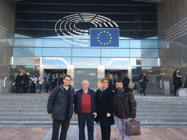 IU-Verdes Murcia reivindica en el Parlamento Europeo el soterramiento de las vías del tren