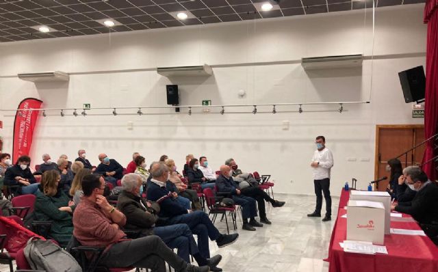 González Tovar reelegido por aclamación Secretario General de la Agrupación Murcia Este, una de las más numerosas del PSRM-PSOE