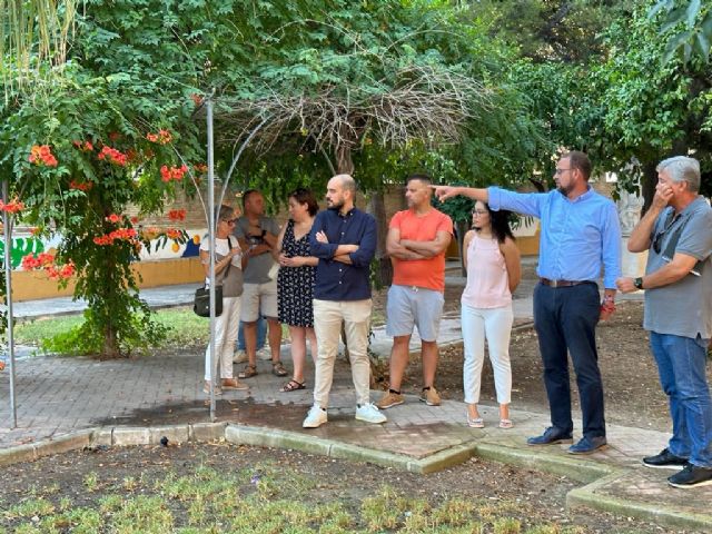 El Plan Recupera de parques y jardines continúa su recorrido por las pedanías