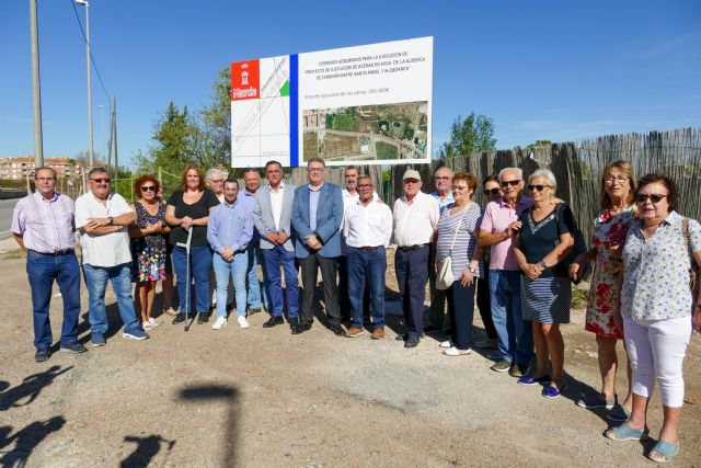 Los vecinos de Algezares y Santo Ángel podrán ir andando por una nueva acera que unirá las dos pedanías